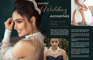 Magazine layout for jewelry